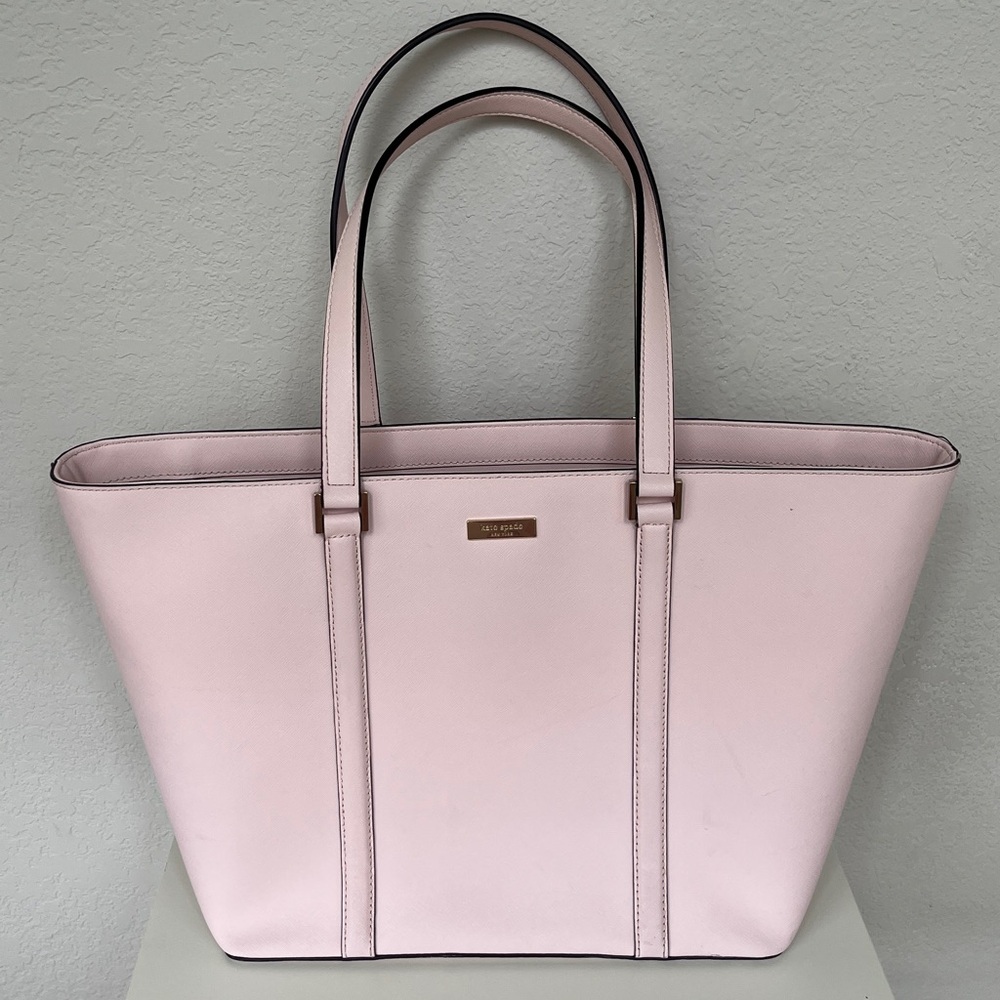 Kate Spade Light Pastel Pink Tote Purse Bag
